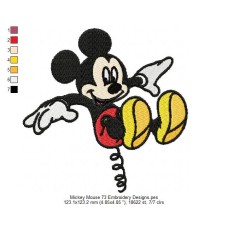 Mickey Mouse 73 Embroidery Designs